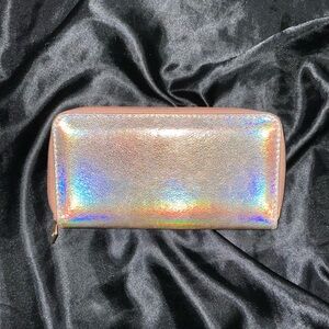 Large Pink Holographic Wallet